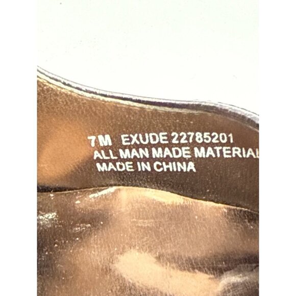 Carlos By Carlos Santana Black Patent Leather Stiletto Heels Size 7 - Picture 8 of 8